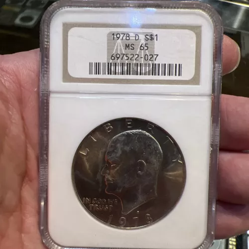 1978-D $1 Eisenhower Dollar NGC MS65