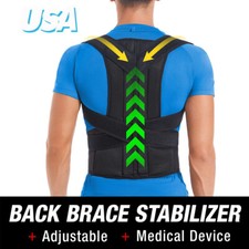 Fully Back Support Brace Scoliosis Posture Corrector Waist/Shoulder Healthy Care