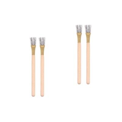 Pottery Clay Texture Wire Brush Tools Wooden Handle Hand-made