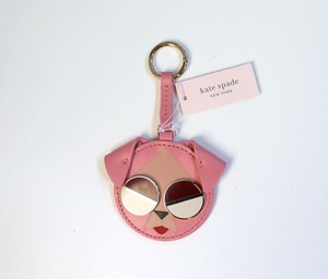 kate spade dog keychain