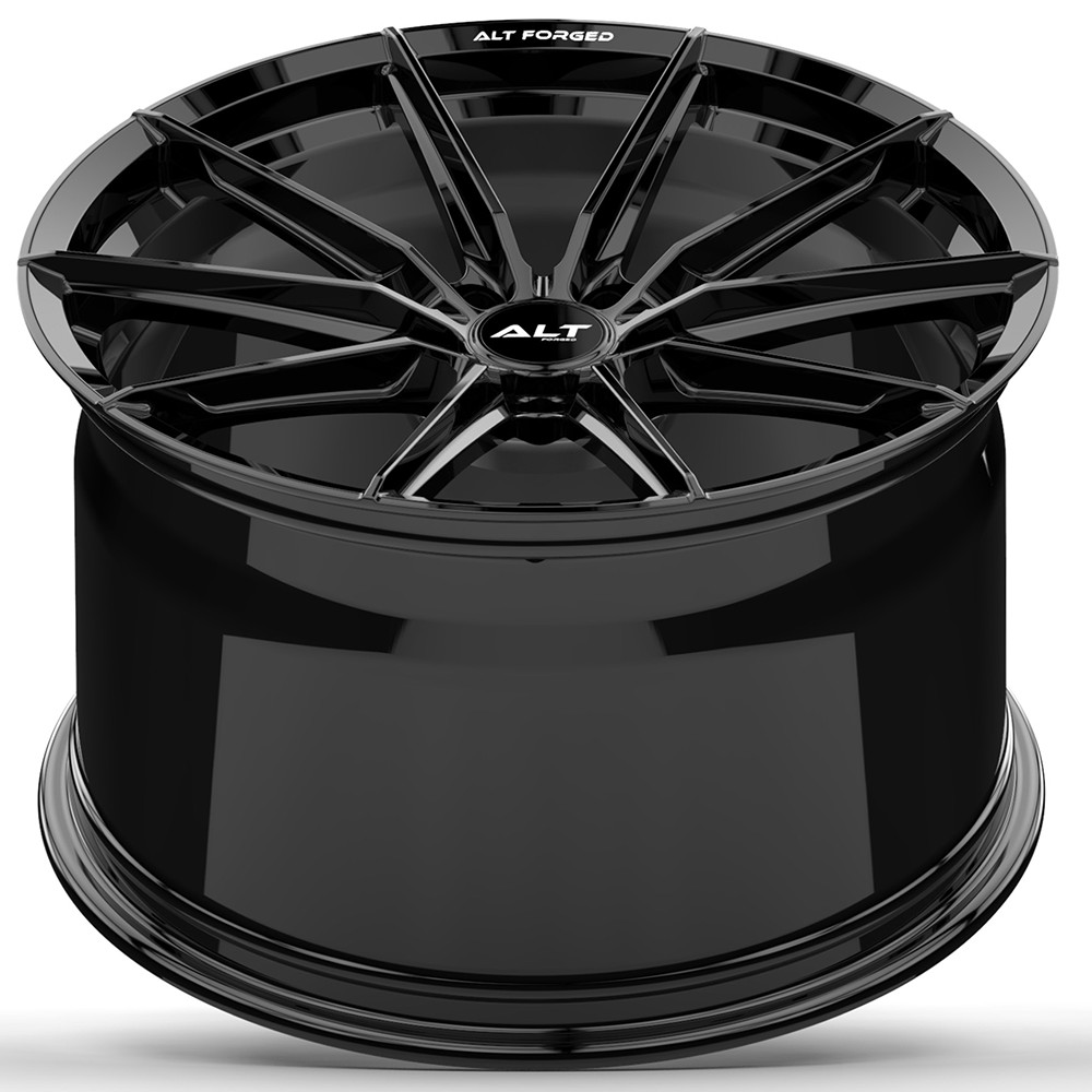 20" 21" ALT ALT6 Forged Gloss Black Aluminum Wheels for Lamborghini Huracan