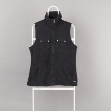 Womens Ralph Lauren Chaps Fleece Gilet Black Large