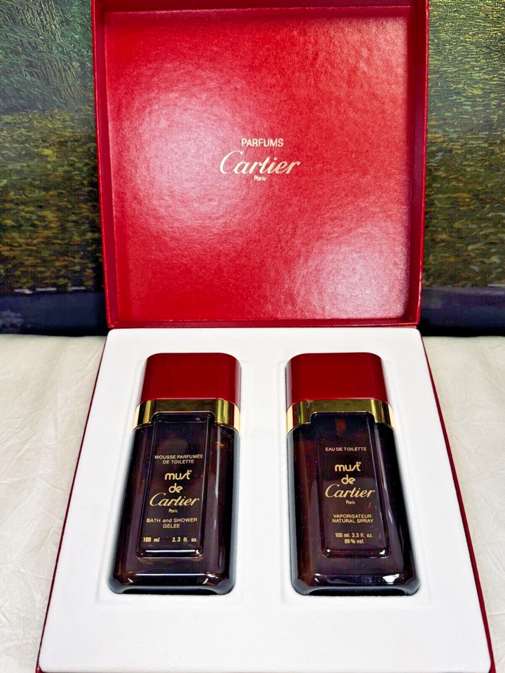 MUST DE CARTIER BY CARTIER 100ML GEL DE BAÑO Y DUCHA, 100ML EDT SPRAY (NUEVO CON CAJA) Foto 3 de 4