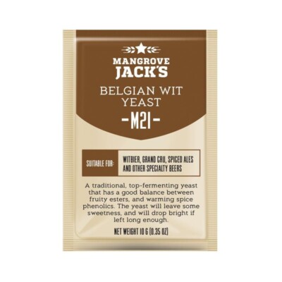 Mangrove Jacks Craft Series Bierhefe   M21 Belgian Wit Yeast 10 g