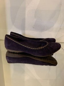 clarks flats purple