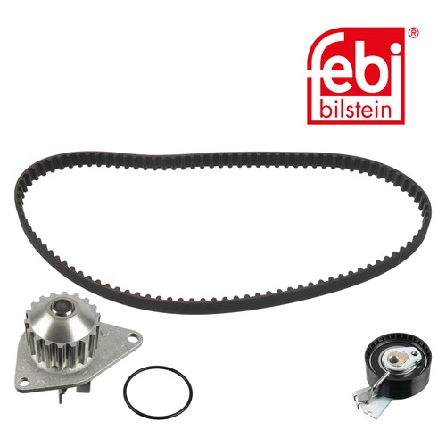 Pompe à Eau + Kit Courroie De Distribution FEBI Bilstein 32745 - Compatible Fiat Punto, 500, Panda, Lancia Ypsilon