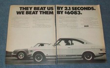 1972 Mazda RX-2 Vintage 2pg Ad "...We Beat Them By $6083"