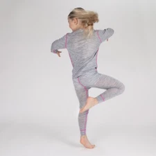 SAFA Norway 80% Wool Girl's Thermo Set, Top size 140, Leggins size 150 