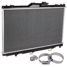 Radiator For 1998-2002 Toyota Corolla/Chevy Prizm 1.8L l4 w/ Oil Hose Clamps Kit