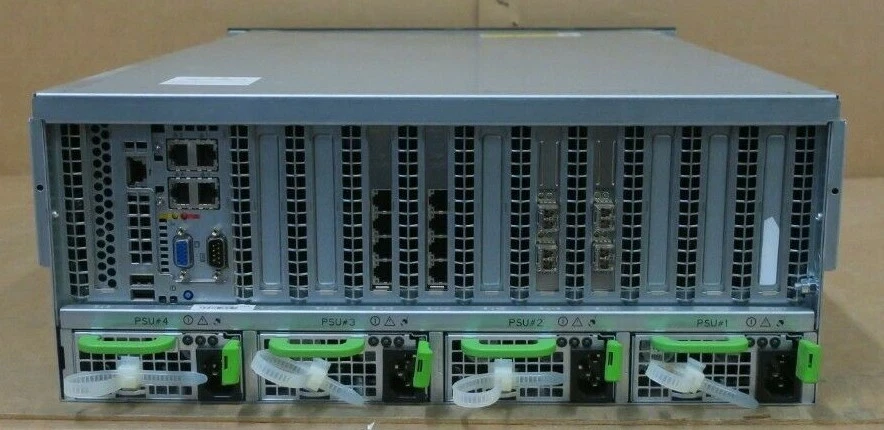 Servidor Fujitsu Primergy RX600 S6 4x 8 núcleos E7-4820 2,0 GHz 256 GB Ram 8 unidades bahía de disco duro Foto 2 de 3