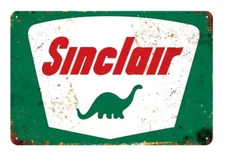 SINCLAIR 8x12 Metal Sign Retro Wall Art Plaque