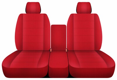 Red Seat Covers Fit 2005-2011 Dodge Dakota truck 40-20-40 Console Inc - Eagle