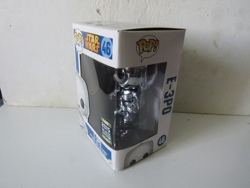 Funko Pop! Star Wars E-3P0 #46 2015 cromado exclusivo de la convención galáctica - Imagen 4 de 11