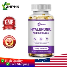 ZHPHK Hyaluronic Acid 850mg Capsules - Support Anti-Aging,Skin & Joint Health