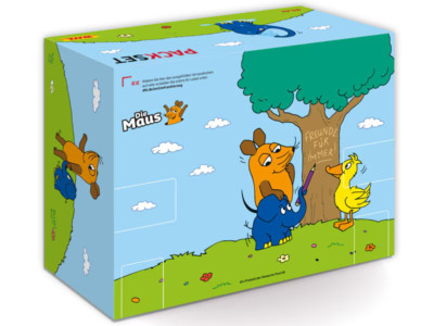 5 Stück M DHL Paket-Set 37,5x30x13,5 cm Päckchen Die Sendung mit der Maus Post