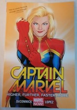 GRAPHIC NOVEL - *3rd Print TPB* Captain Marvel Higher Further Faster More 2015
