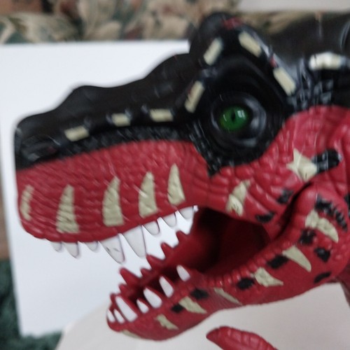 Animal Planet 18" T-Rex Jurassic Park Lights Up Roars Dinosaur Red Action Toy - Picture 18 of 22