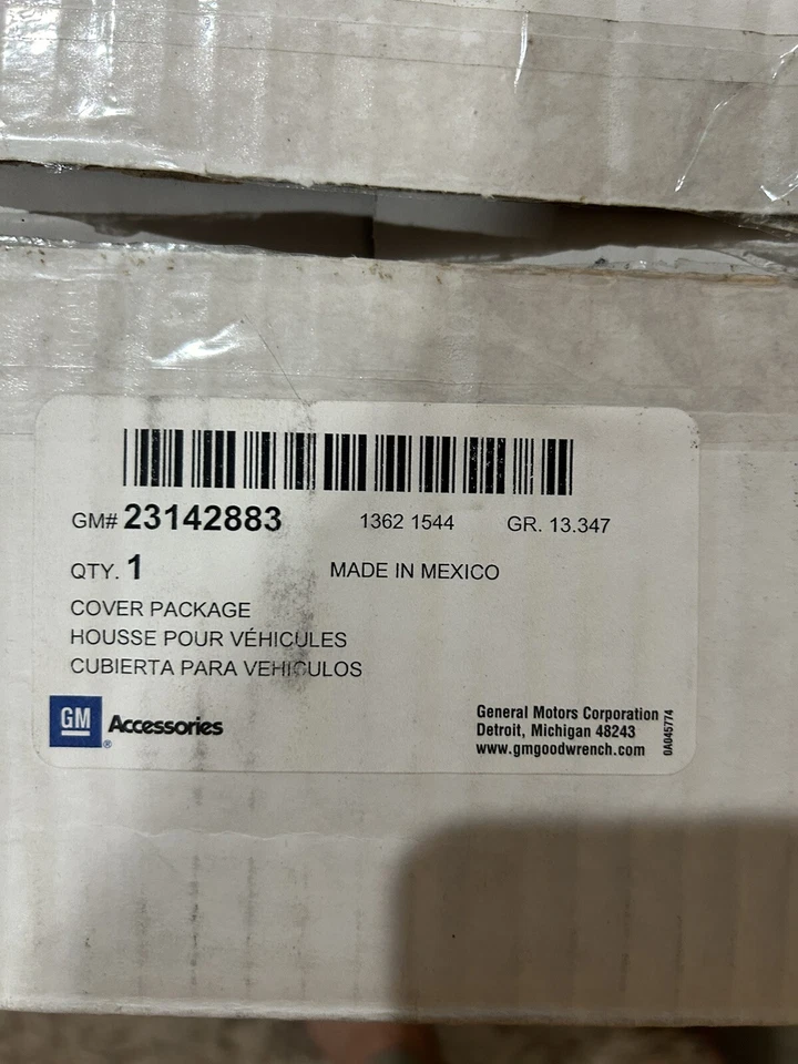 2014 GM Corvette Stingray Black Satin Stretch Indoor Car Cover 23142883 - Image 4 of 4