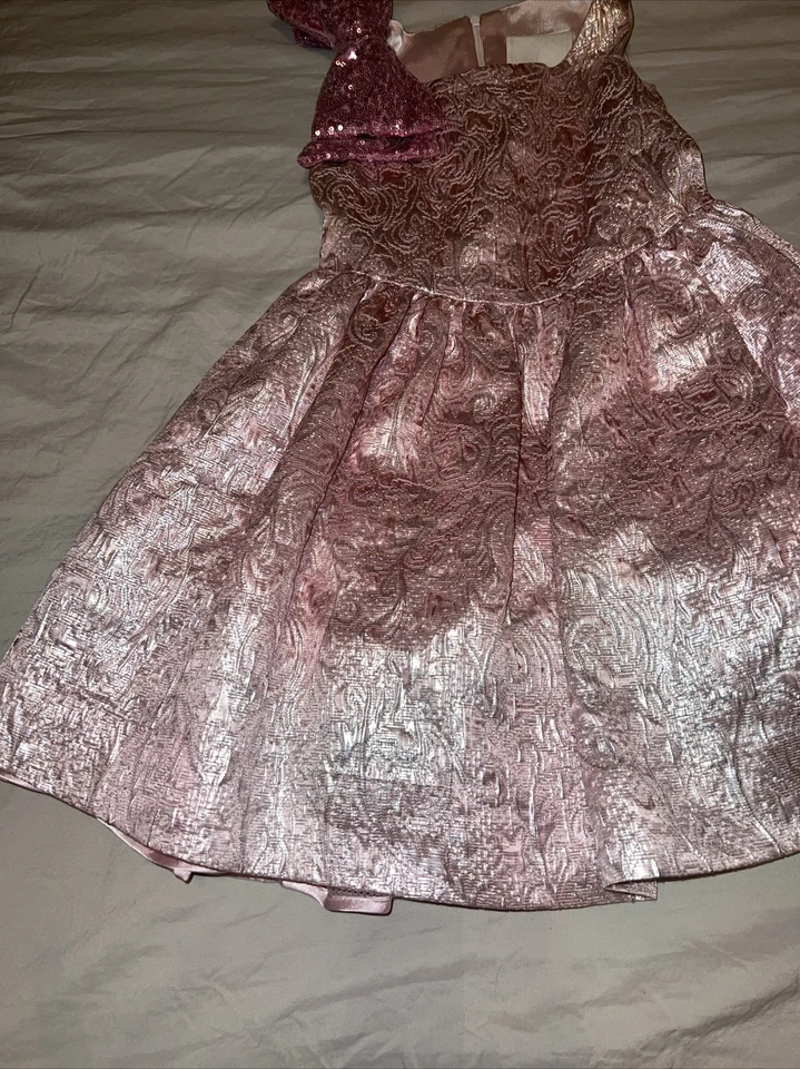 Vestido La Piccola Danza Niñas Talla 5 Años EE. UU. Rosa Brillante Sin Mangas Foto 2 de 4