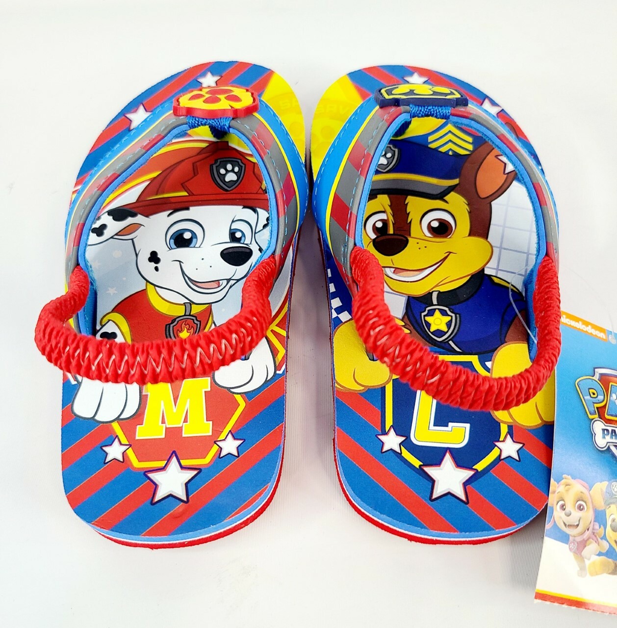 paw patrol flip flops