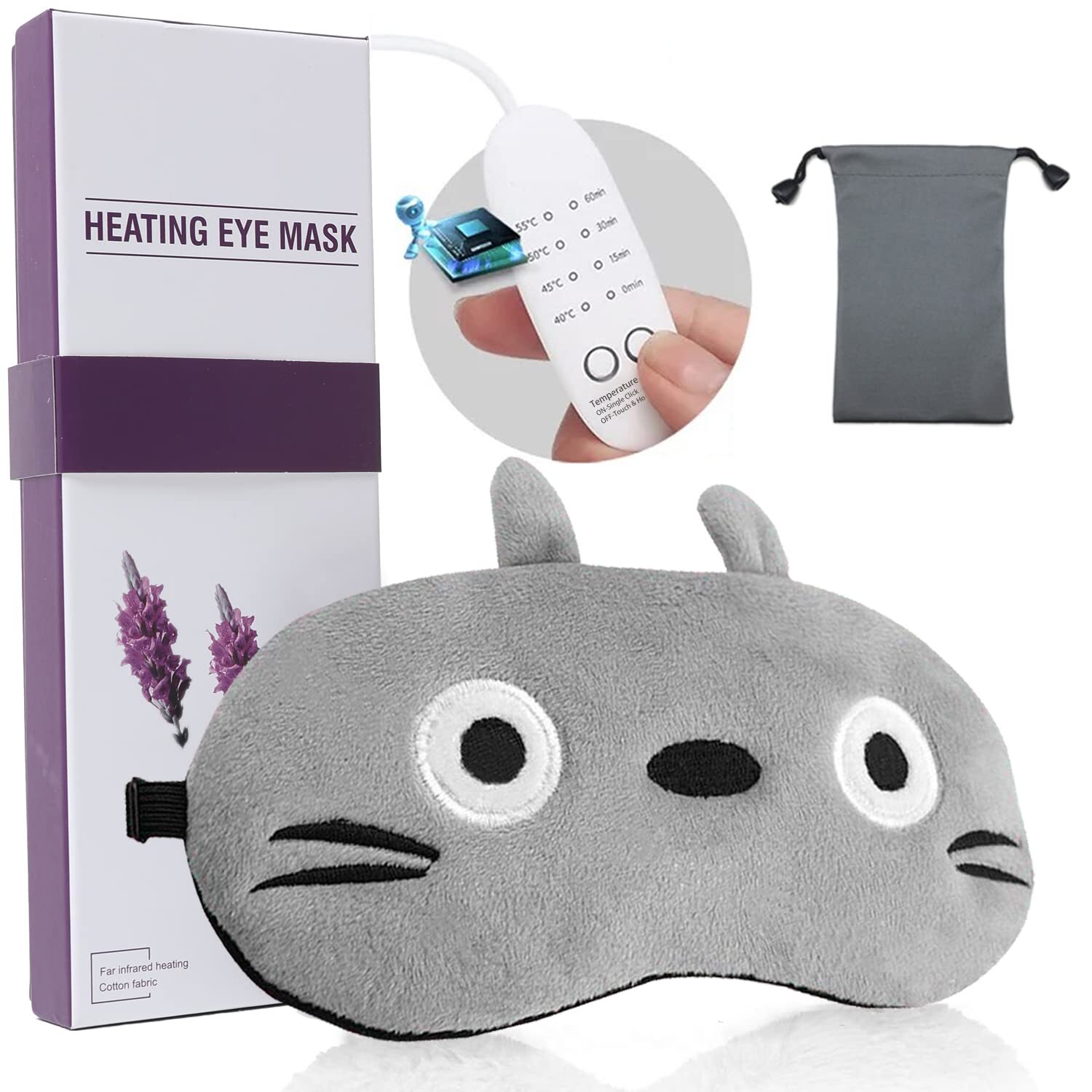 Hot Eye Mask, Steam, USB Electric Heating Type, Sleep Eye Facial Device,-image