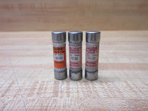 Buss SC-20 Bussmann Fuse Cross Ref 1CZ45 (Pack of 3)