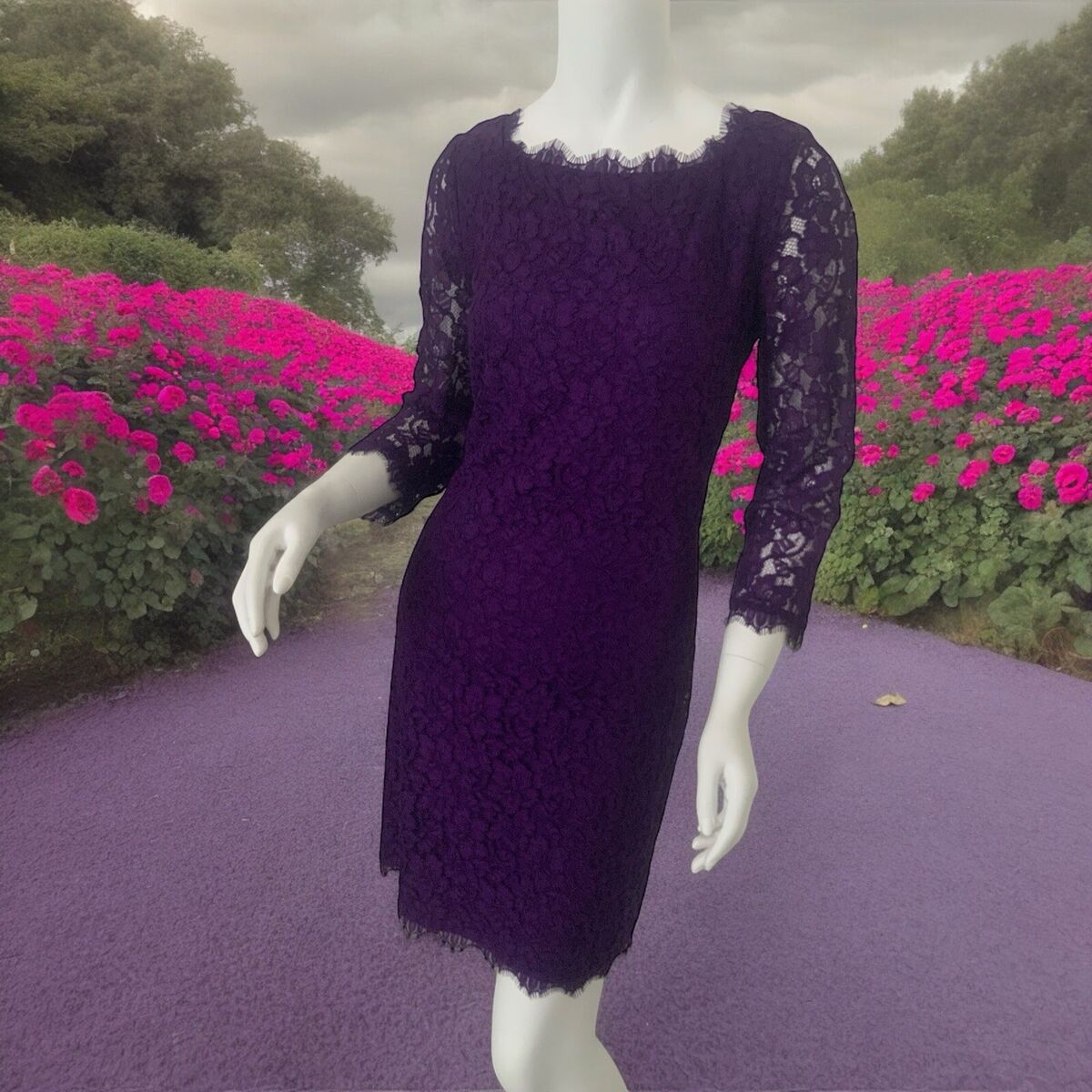NWT Diane Von Furstenberg Zarita Lace Dress Size 10 $348 | eBay NWT Diane Von Furstenberg Zarita Lace Dress Size 10 $348 | eBay