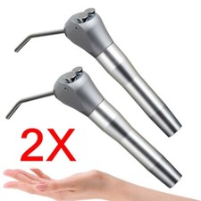 2 x Dental Syringe Air Water Spray Triple 3 Way Handpiece +Nozzles Tips Tubes