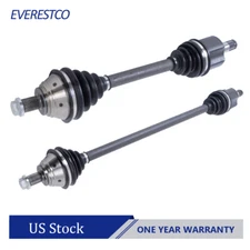 Pair Front CV Axle Shaft Joint Assembly For VW Golf Volkswagen Jetta Passat