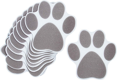 10 Pack Adhesive Paw Print Bath Treads Non Slip Bathtub Stickers Strong Applique