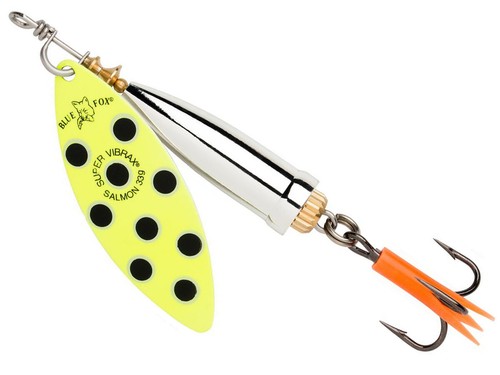 Blue Fox Salmon Super Vibrax #6 33g Spinner Saumon NEUF COULEURS - Photo 8/12