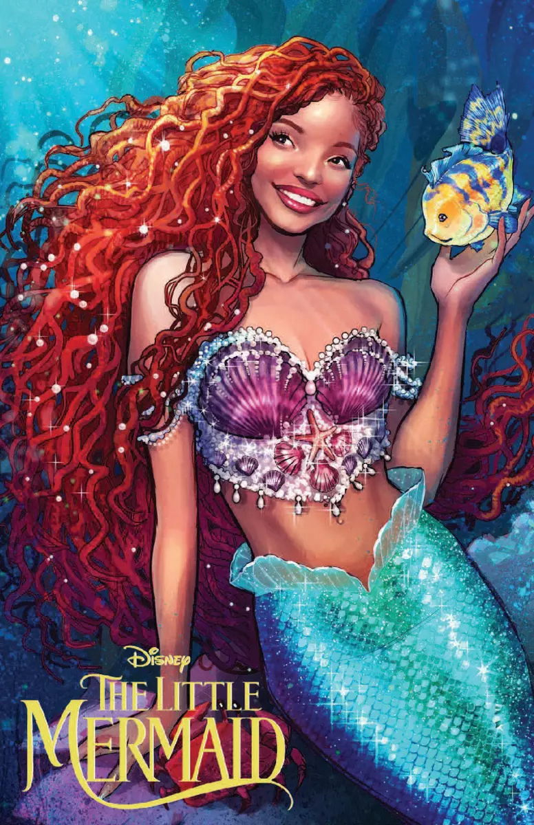 Little Mermaid Live Action Ariel Halle Bailey Disney Poster Print