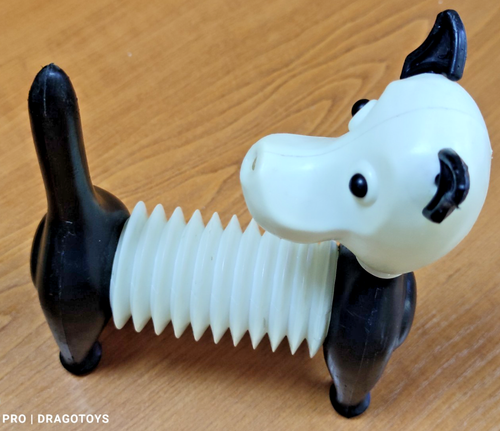 VINTAGE TOY DOG PROTOTYPE LIBUSE NIKLOVA SQUEAKY PLASTIC TOY CZECH MODERN ART - Picture 5 of 24