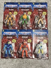 Masters of The Universe LOT - 6 Retro Play Wave 1 2020 (5 Unpunched) - MOTU