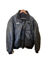 CKX Sport Leather Insulated Snowmobile/Cycle Bibs and Coat Set Size Large