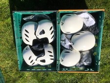 Canoe Sport  Kayak Helmets set of 7 x White Predator S/M  Excellent condition