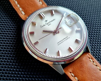 Seiko Sportsmatic 820 Diashock 17 jewels 7625-8090 UK