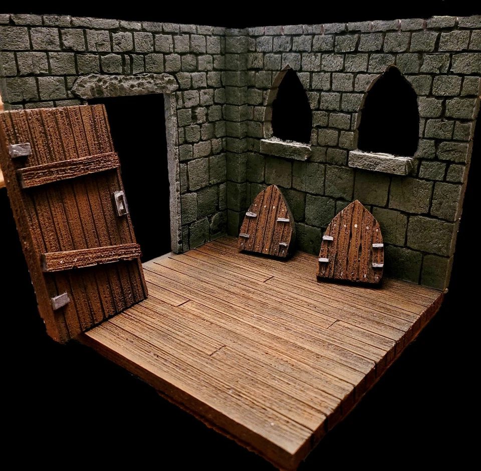 Figuras Custom Diorama Castle Marvel DC Neca Mezco TMNT 6" 7" 1/12 Foto 4 de 4