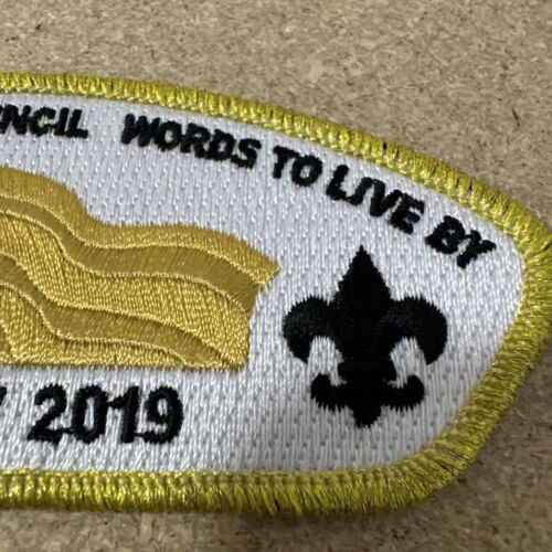 Cradle of Liberty FOS CSP 2029 “BRAVE” Gold Mylar Top Donor Council Patch - Picture 4 of 7