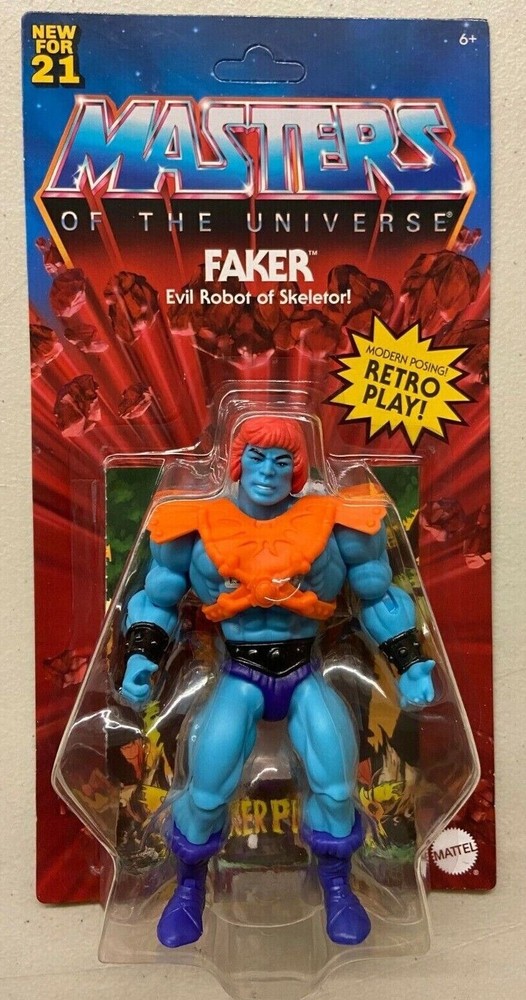 Mattel Masters of the Universe Origins FAKER Action Figure MOTU MOC