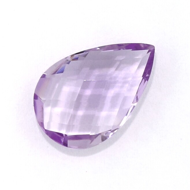 Natural African Amethyst Pear Cabochon – 14x10mm, Purple, Eye-Clean, $2.39 Each