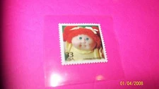 XAVIER ROBERTS CABBAGE PATCH KIDS POSTAGE STAMP UNUSED VERY HARD TO FIND.