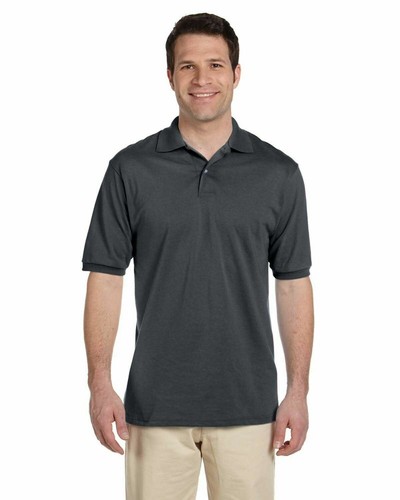 JERZEES Mens SpotShield 50/50 Polo Sport Shirt 437MSR S-5XL Cotton/Polyester - Picture 8 of 26