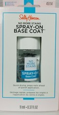Sally Hansen Spray On Base Coat No More Stains 0.37 fl oz 11 ml Quick Dry 45114