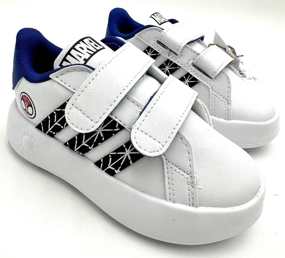ID8017] adidas Marvel Grand Court Spider-Man Cloudfoam Size