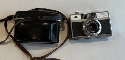 Agfa OPTIMA RAPID 500V Vintage Camera - With Leather Case Untested, Signs of Use