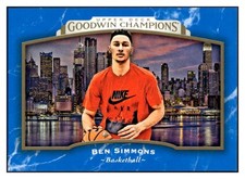 2017 Upper Deck Goodwin Champions #76 Ben Simmons Royal Blue
