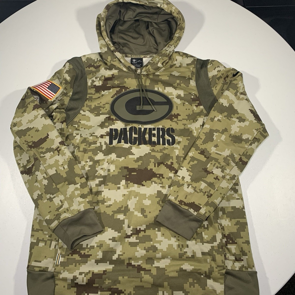 Packers Sudadera Nfl Army Sudadera Con Capucha De Gran Tamaño Nike