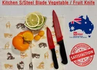 12pc Premium Taiwan Kitchen Stainless Steel Blade Knife + Global Shipping