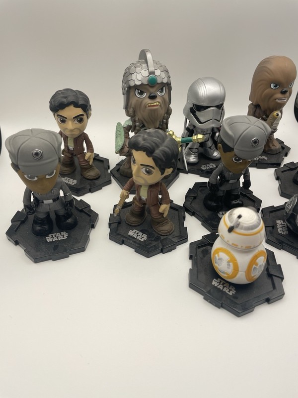 Funko Star Wars Mystery Minis Force Awakens Vinyl Figure Lot Of 10 - Loose